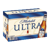 Michelob Ultra light beer, 12-fl. oz., glass bottles Left Picture